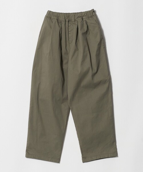 green label relaxing(グリーンレーベルリラクシング)の「ライト ツイル ツータック パンツ / キッズ 140cm-160cm(チノパンツ・キッズ・ネイビー/ベージュ/オリーブ・150cm/160cm/140cm)」の1枚目の写真