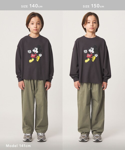 green label relaxing(グリーンレーベルリラクシング)の「ライト ツイル ツータック パンツ / キッズ 140cm-160cm(チノパンツ・キッズ・ネイビー/ベージュ/オリーブ・150cm/160cm/140cm)」の6枚目の写真