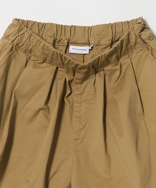 green label relaxing(グリーンレーベルリラクシング)の「ライト ツイル ツータック パンツ / キッズ 140cm-160cm(チノパンツ・キッズ・ネイビー/ベージュ/オリーブ・150cm/160cm/140cm)」の17枚目の写真