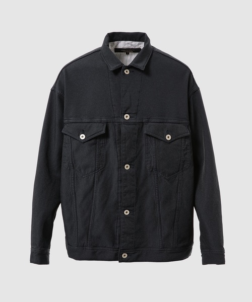 COMME des GARCONS HOMME(コム デ ギャルソン・オム)の「ESTEL SARGE WASHED JACKET(ブルゾン・メンズ・ブラック/ネイビー・XS/S/M/L)」の2枚目の写真