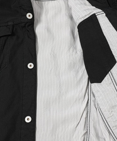 COMME des GARCONS HOMME(コム デ ギャルソン・オム)の「ESTEL SARGE WASHED JACKET(ブルゾン・メンズ・ブラック/ネイビー・XS/S/M/L)」の8枚目の写真
