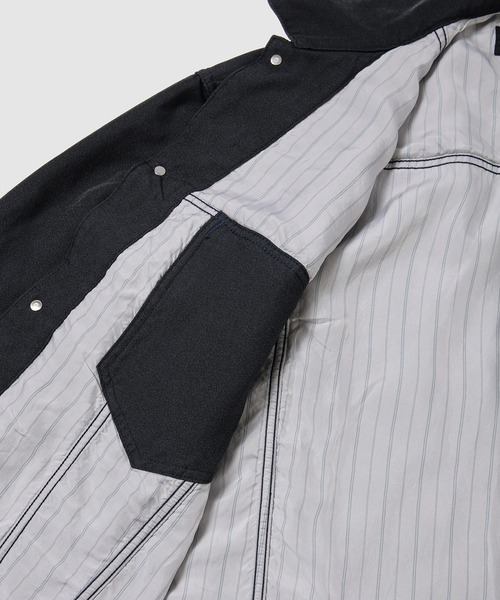 COMME des GARCONS HOMME(コム デ ギャルソン・オム)の「ESTEL SARGE WASHED JACKET(ブルゾン・メンズ・ブラック/ネイビー・XS/S/M/L)」の10枚目の写真