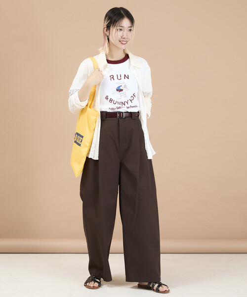 Dickies(ディッキーズ)の「Dickies × Freada/ディッキーズ Dickies 別注 カーブワイドパンツ(その他パンツ・レディース・ブラック/ベージュ/ブラウン・S/M)」の19枚目の写真