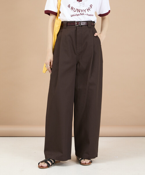 Dickies(ディッキーズ)の「Dickies × Freada/ディッキーズ Dickies 別注 カーブワイドパンツ(その他パンツ・レディース・ブラック/ベージュ/ブラウン・S/M)」の22枚目の写真