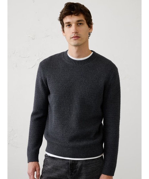 BANANA REPUBLIC FACTORY STORE(バナナリパブリック ファクトリーストア)の「BANANA REPUBLIC FACTORY STORE Cozy テクスチャードセーター(ニット/セーター・メンズ・アイボリー/チャコールグレー/バーガンディー/グリーン・M/L/XL/S)」の3枚目の写真