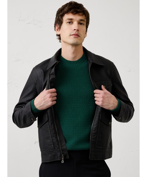 BANANA REPUBLIC FACTORY STORE(バナナリパブリック ファクトリーストア)の「BANANA REPUBLIC FACTORY STORE Cozy テクスチャードセーター(ニット/セーター・メンズ・アイボリー/チャコールグレー/バーガンディー/グリーン・M/L/XL/S)」の11枚目の写真