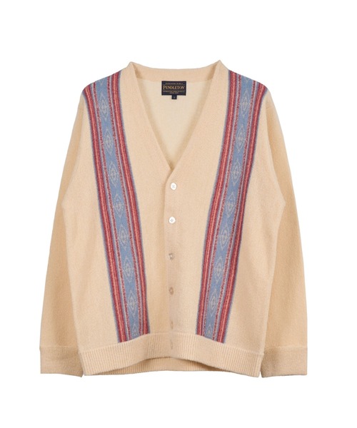 PENDLETON(ペンドルトン)の「アルパカ混 ネイティブストライプカーディガン(カーディガン/ボレロ・メンズ・ネイビー/ブラウン系その他/Cobalt・LARGE/SMALL/MEDIUM)」の10枚目の写真