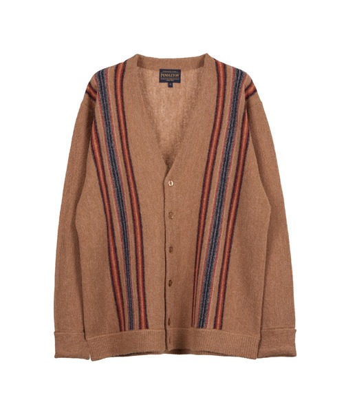 PENDLETON(ペンドルトン)の「アルパカ混 ネイティブストライプカーディガン(カーディガン/ボレロ・メンズ・ネイビー/ブラウン系その他/Cobalt・LARGE/SMALL/MEDIUM)」の14枚目の写真