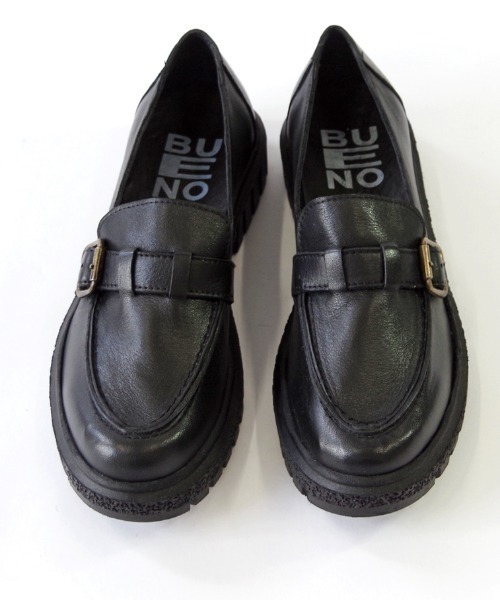 def/focus tokyo(デフフォーカストーキョー)の「BUENO (ブエノ) / ストラップローファー D0701 ボリュームソール 厚底(ローファー・レディース・キャメル/ブラック・36/37/38)」の9枚目の写真