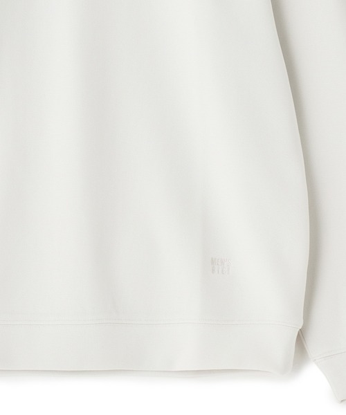 MEN'S BIGI（メンズビギ）の「ジョーゼットボンディング モックネックプルオーバー［ストレッチ］（スウェット・メンズ・ブラック/オフホワイト/モカ・02/03）」の14枚目の写真