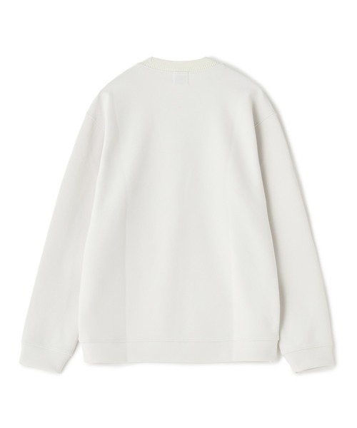 MEN'S BIGI（メンズビギ）の「ジョーゼットボンディング モックネックプルオーバー［ストレッチ］（スウェット・メンズ・ブラック/オフホワイト/モカ・02/03）」の18枚目の写真