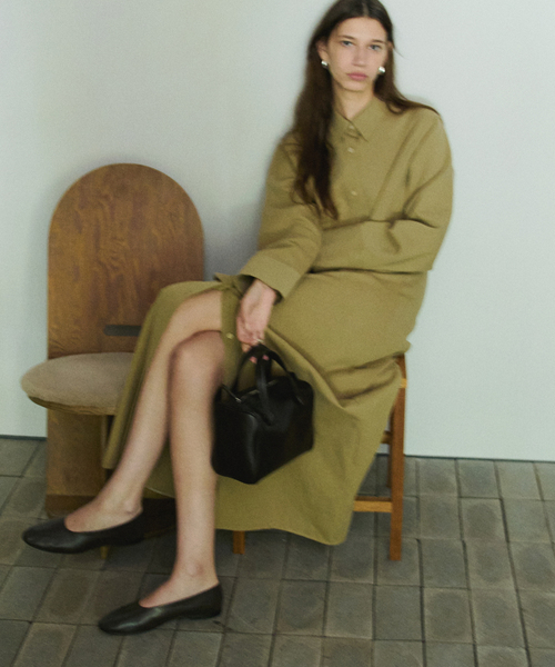 plage（プラージュ）の「R’IAM シャツワンピース（シャツワンピース・レディース・キャメル/ブラック・38/36）」の5枚目の写真