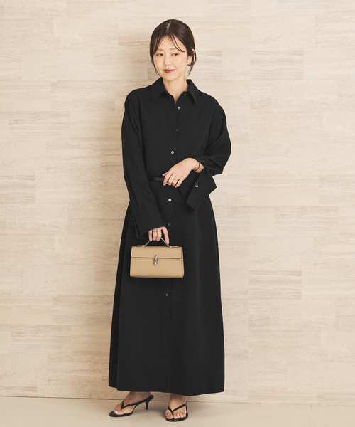 plage（プラージュ）の「R’IAM シャツワンピース（シャツワンピース・レディース・キャメル/ブラック・38/36）」の6枚目の写真