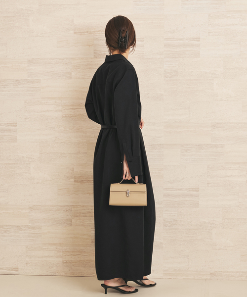 plage（プラージュ）の「R’IAM シャツワンピース（シャツワンピース・レディース・キャメル/ブラック・38/36）」の8枚目の写真