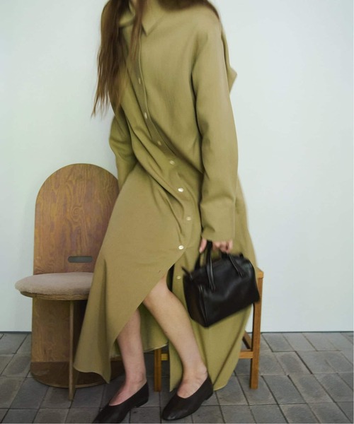 plage（プラージュ）の「R’IAM シャツワンピース（シャツワンピース・レディース・キャメル/ブラック・38/36）」の13枚目の写真