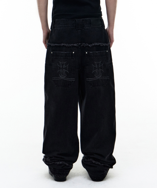 OPUS 0012（オーパス0012）の「Op. 09 OLD GUARD DENIM PANTS BLACK（デニムパンツ・メンズ・その他・SMALL/MEDIUM/LARGE）」の2枚目の写真