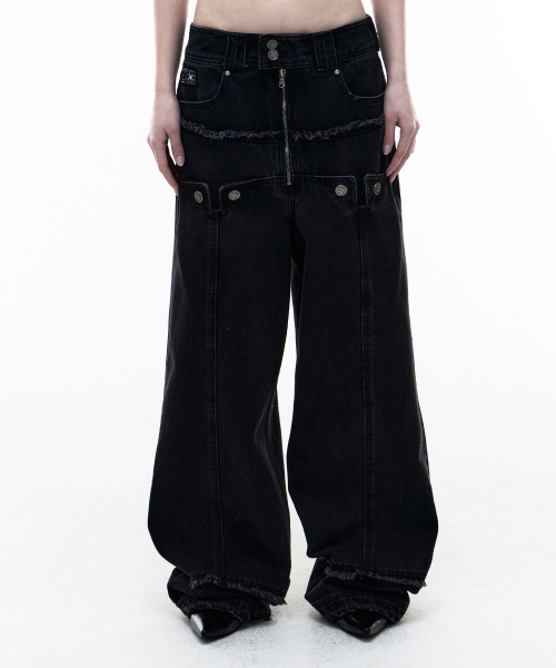 OPUS 0012（オーパス0012）の「Op. 09 OLD GUARD DENIM PANTS BLACK（デニムパンツ・メンズ・その他・SMALL/MEDIUM/LARGE）」の3枚目の写真