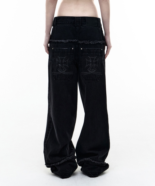 OPUS 0012（オーパス0012）の「Op. 09 OLD GUARD DENIM PANTS BLACK（デニムパンツ・メンズ・その他・SMALL/MEDIUM/LARGE）」の4枚目の写真