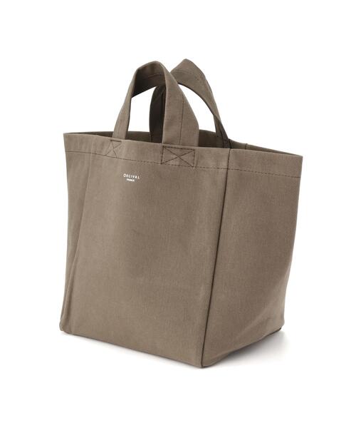 ORCIVAL(オーシバル)の「ORCIVAL (オーシバル)H0330 HBT_TOTE BAG SMALL/PVCコットントートバッグ(トートバッグ・レディース・ブラウン/グレー系その他6/ライム/ブラック・F)」の5枚目の写真