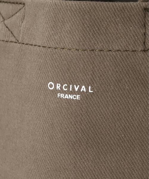 ORCIVAL(オーシバル)の「ORCIVAL (オーシバル)H0330 HBT_TOTE BAG SMALL/PVCコットントートバッグ(トートバッグ・レディース・ブラウン/グレー系その他6/ライム/ブラック・F)」の8枚目の写真