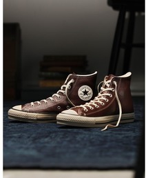 【直営店限定】LEATHER ALL STAR J HI / レザー　オールスター　Ｊ　ＨＩ