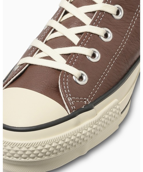 CONVERSE ALL STAR(コンバースオールスター)の「【直営店限定】LEATHER ALL STAR J HI / レザー オールスター J HI(スニーカー・メンズ・ブラウン・4/8/9/8.5/9.5/10.5/11.5/5/7/7.5/5.5/4.5/3.5)」の8枚目の写真