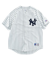 NBA/NFL/NHL/MLB | 【USED】Russel athletic “MLB N.Y Yankees” ゲームシャツ(シャツ/ブラウス)