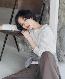 『UVカット/イージーケア/抗菌防臭』『UR TECH』完声シルケットロングスリーブ Tシャツ
