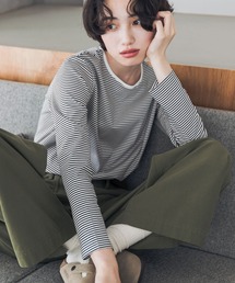 URBAN RESEARCH DOORS | 『UR TECH』完声シルケットロングスリーブ Tシャツ｜UVカット/イージーケア/接触冷感/抗菌防臭(Tシャツ/カットソー)