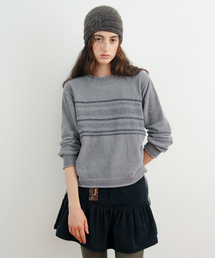 Velvet String Pullover (Grey)