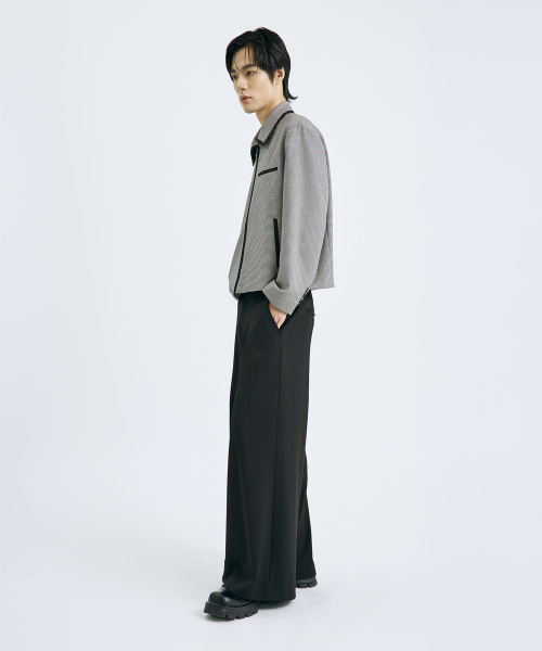 TEN PAST SEVEN（テン ファスト セブン）の「ミニマルチェックラインジャケット (2色)（その他アウター・メンズ・ブラウン/ブラック・LARGE/MEDIUM）」の7枚目の写真