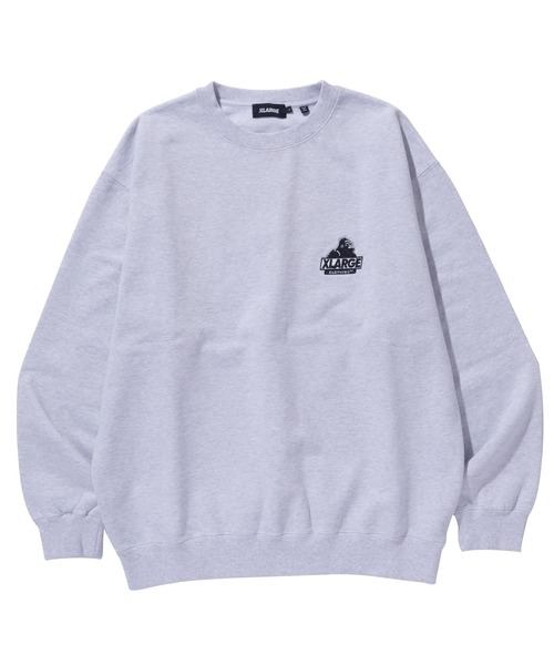 XLARGE(エクストララージ)の「SLANTED OG CREWNECK SWEATSHIRT(スウェット・メンズ・アッシュ/ブラック・S/M/L/XL)」の2枚目の写真