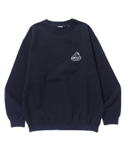 XLARGE(エクストララージ)の「SLANTED OG CREWNECK SWEATSHIRT(スウェット・メンズ・アッシュ/ブラック・S/M/L/XL)」の3枚目の写真