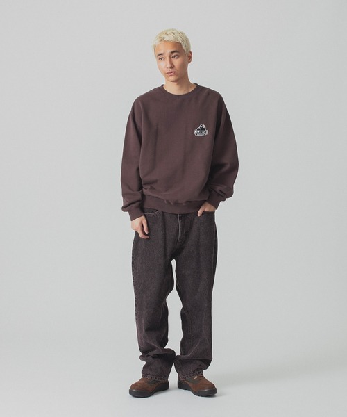 XLARGE(エクストララージ)の「SLANTED OG CREWNECK SWEATSHIRT(スウェット・メンズ・アッシュ/ブラック・S/M/L/XL)」の15枚目の写真