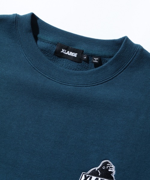 XLARGE(エクストララージ)の「SLANTED OG CREWNECK SWEATSHIRT(スウェット・メンズ・アッシュ/ブラック・S/M/L/XL)」の6枚目の写真