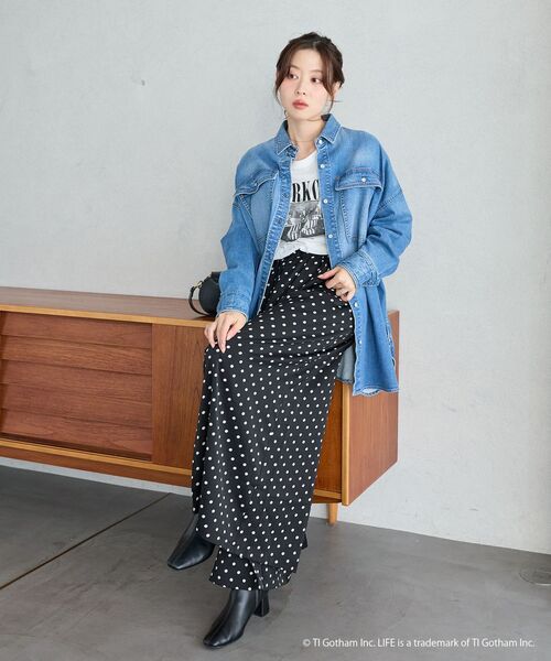 le.coeur blanc(ルクールブラン)の「Healthy denim Almond(シャツ/ブラウス・レディース・ブルー・38)」の11枚目の写真
