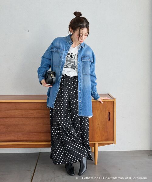 le.coeur blanc(ルクールブラン)の「Healthy denim Almond(シャツ/ブラウス・レディース・ブルー・38)」の12枚目の写真