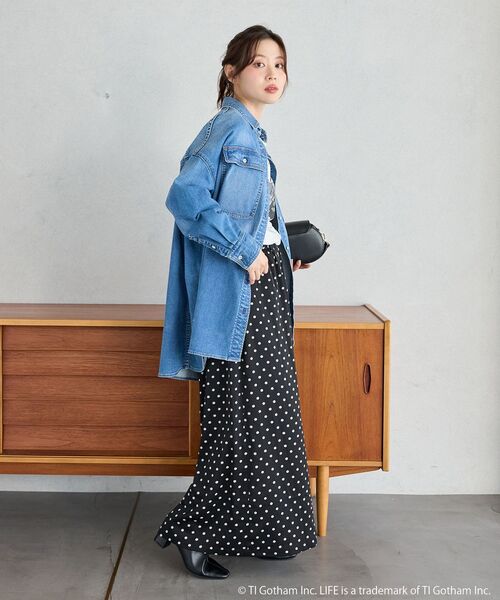 le.coeur blanc(ルクールブラン)の「Healthy denim Almond(シャツ/ブラウス・レディース・ブルー・38)」の14枚目の写真