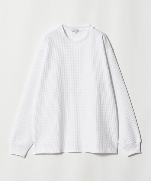 A DAY IN THE LIFE UNITED ARROWS(アデイインザライフユナイテッドアローズ)の「クリアワッフル リラックス カットソー<A DAY IN THE LIFE>(Tシャツ/カットソー・メンズ・ダークグレー/ホワイト/ブラック・L/M/S)」の1枚目の写真
