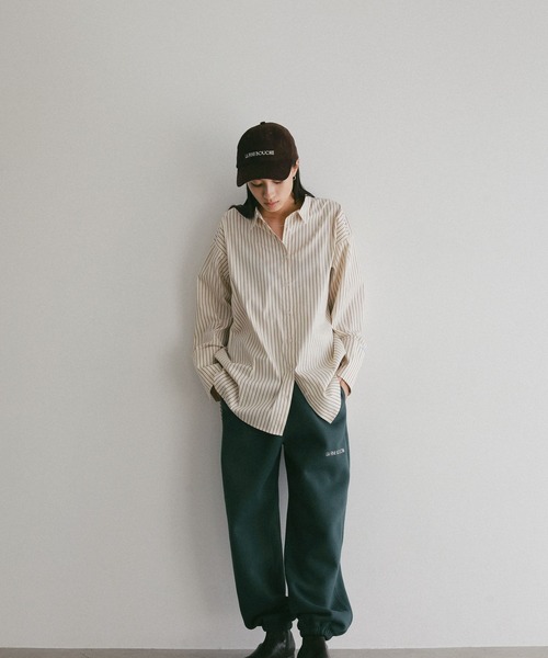 A part by(アパートバイ)の「【LA FINE BOUCHEコラボ】コーデュロイCAP(キャップ・レディース・ブラウン/レッド系その他6/グリーン・FREE)」の5枚目の写真