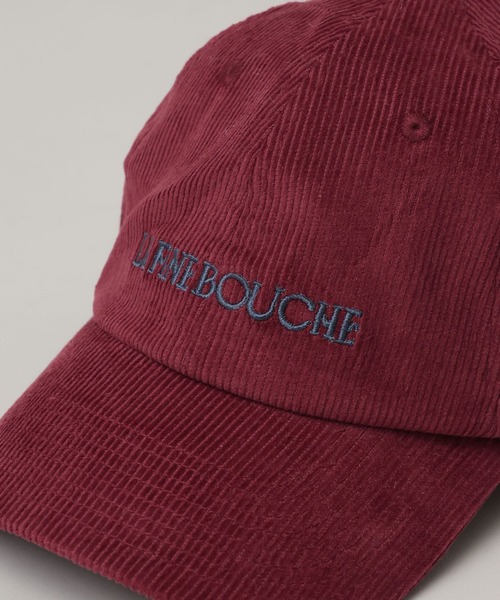 A part by(アパートバイ)の「【LA FINE BOUCHEコラボ】コーデュロイCAP(キャップ・レディース・ブラウン/レッド系その他6/グリーン・FREE)」の12枚目の写真