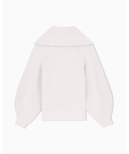 ARMANI EXCHANGE（アルマーニエクスチェンジ）の「【A|X アルマーニ エクスチェンジ】ウール混 ハーフジップニットプルオーバー（ニット/セーター・レディース・ダークブラウン/ホワイト・LARGE/MEDIUM/SMALL/X-LARGE/X-SMALL）」の15枚目の写真