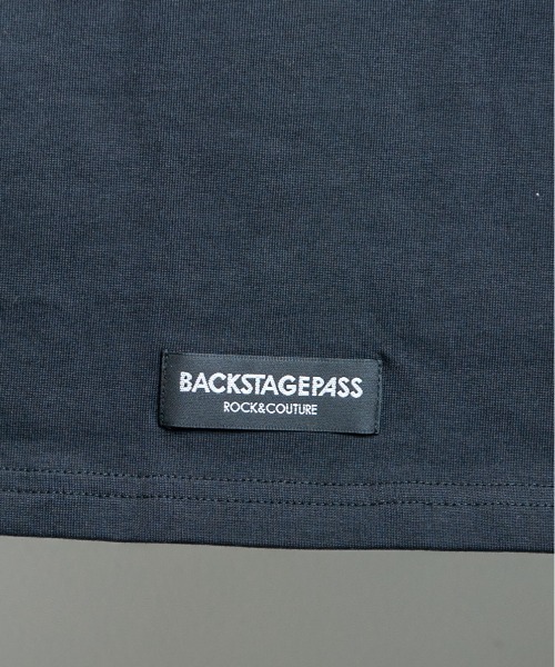 BACKSTAGE PASS(バックステージパス)の「LILY BONE-S LS(リリーボーンS LS) ヴィンテージウォッシュ ゴシックプリント ルーズフィットロンT(Tシャツ/カットソー・メンズ・ダークグレー/ホワイト系その他・FREE)」の16枚目の写真