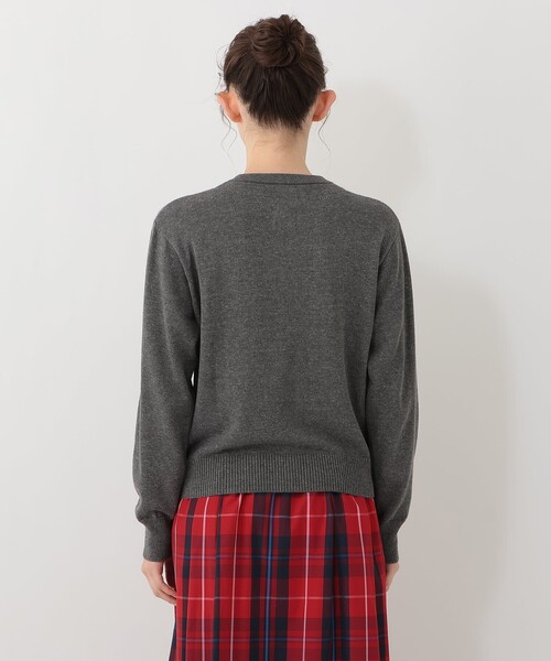 Afternoon Tea(アフタヌーンティー)の「くるみボタンカーディガン/Afternoon Tea Original Tartans(カーディガン/ボレロ・レディース・ブラック/グレー/ネイビー・MEDIUM)」の8枚目の写真
