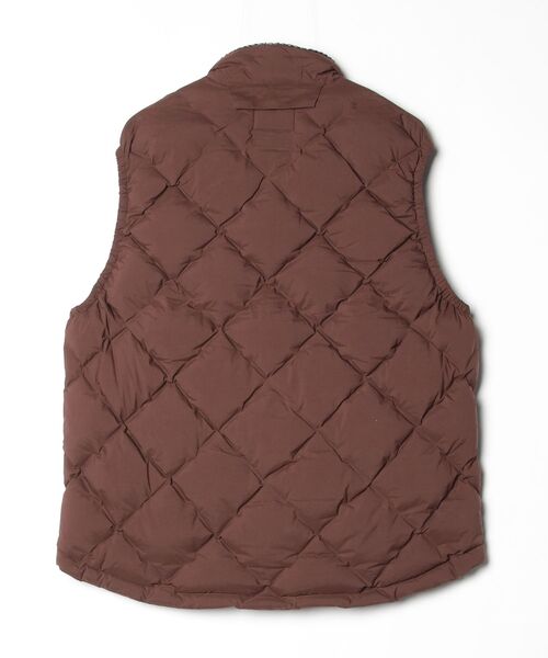 CMF OUTDOOR GARMENT(シーエムエフアウトドアガーメント)の「CMF OUTDOOR GARMENT/シーエムエフ アウトドアガーメント WOVEN DOWN VEST ウーブンダウンベスト CMF2602-V02(ダウンベスト・メンズ・ブラウン系その他3/ブラック・L/M)」の3枚目の写真