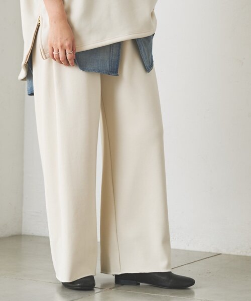 BEARDSLEY(ビアズリー)の「ボンバーヒートパンツ【セットアップ】(その他パンツ・レディース・アイボリー/ネイビー/ブラウン・0/1)」の5枚目の写真
