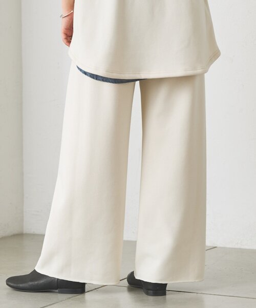 BEARDSLEY(ビアズリー)の「ボンバーヒートパンツ【セットアップ】(その他パンツ・レディース・アイボリー/ネイビー/ブラウン・0/1)」の7枚目の写真