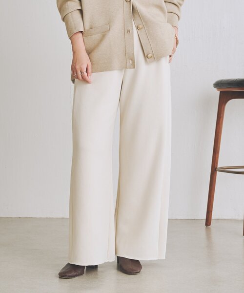 BEARDSLEY(ビアズリー)の「ボンバーヒートパンツ【セットアップ】(その他パンツ・レディース・アイボリー/ネイビー/ブラウン・0/1)」の11枚目の写真