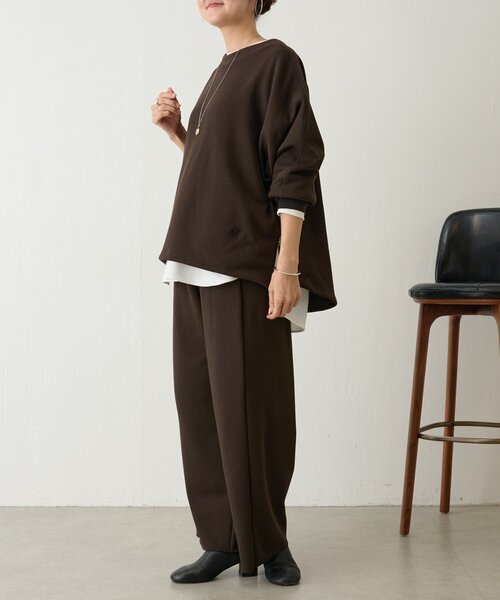 BEARDSLEY(ビアズリー)の「ボンバーヒートパンツ【セットアップ】(その他パンツ・レディース・アイボリー/ネイビー/ブラウン・0/1)」の17枚目の写真