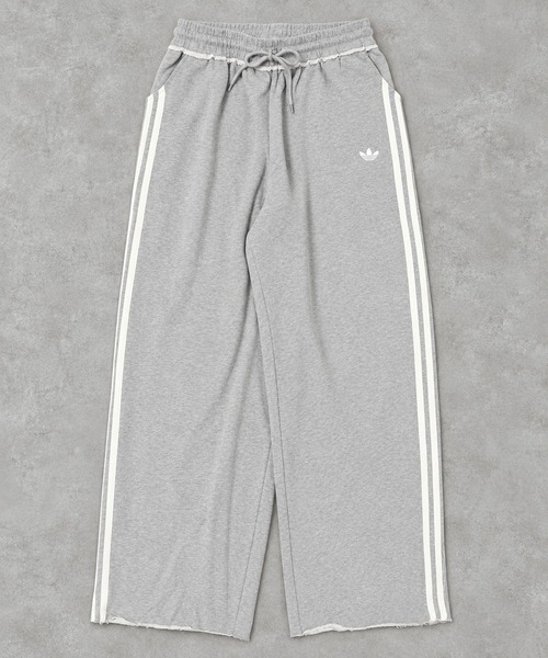 adidas(アディダス)の「【adidas/アディダス】ルーズスウェットパンツ(スウェットパンツ・レディース・グレー/サックスブルー・M)」の5枚目の写真